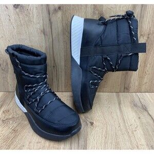 Time And Tru Winter Puff Booties -5°F Temp Rated Skid Resistant Women Size 8 NWT